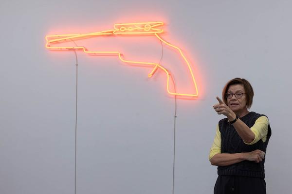 Fotogalerie Wien: VIENNA ART WEEEK Werkschau Andrea van der Straeten (10.11.2023) Foto: eSeL.at - Lorenz Seidler Foto: eSeL Lorenz Seidler