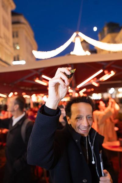 WIEN MODERN 2023: Olga Neuwirth "Gassatim-Konzert" (Graben/Pestsäule, 21.11.2023) Foto: eSeL.at - Lorenz Seidler Foto: eSeL Lorenz Seidler