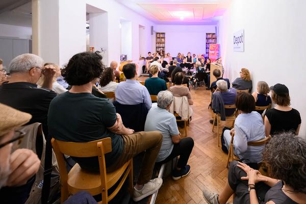 WIENWOCHE 2023: Wer hat Angst vor dem Museum der Migration? (Depot, 21.9.23) Foto: eSeL.at - Joanna Pianka Foto: eSeL.at - Joanna Pianka