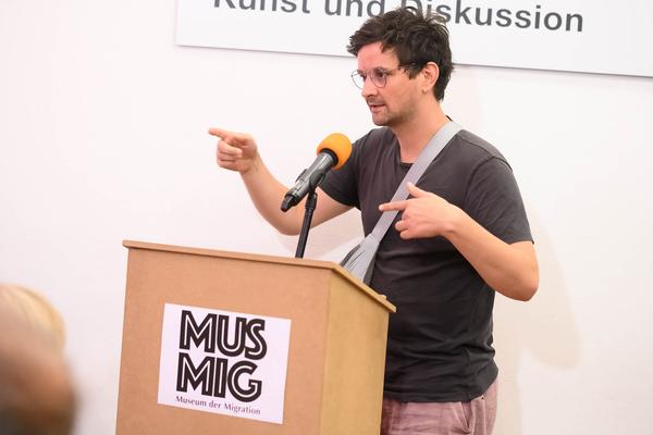 WIENWOCHE 2023: Wer hat Angst vor dem Museum der Migration? (Depot, 21.9.23) Foto: eSeL.at - Joanna Pianka Foto: eSeL.at - Joanna Pianka