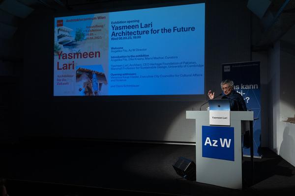 Architekturzentrum Wien: Yasmeen Lari - Architektur für die Zukunft (8.3. - 10.8.2023) Foto: eSeL.at - Lorenz Seidler Foto: eSeL Lorenz Seidler