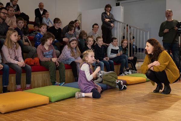 Zoom Kindermuseum Kindervorlesung: Gudrun Haindlmaier "Stadt der Zukunft?" (19.3.2023) Foto: eSeL.at - Lorenz Seidler Foto: eSeL Lorenz Seidler