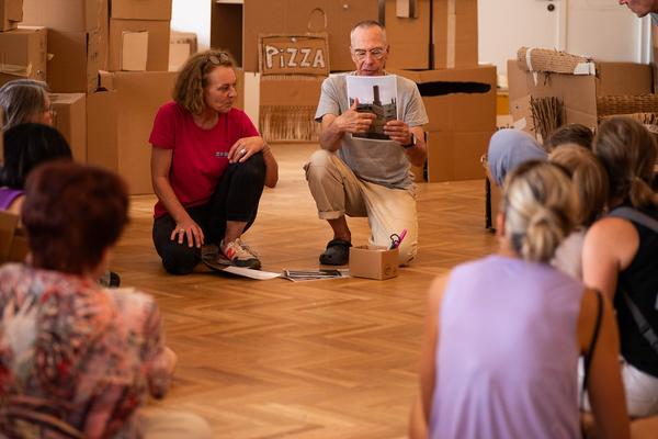 Zoom Kindermuseum: "Zoom mobil". Summer Workshop (22.7.2023) Foto: eSeL.at - Christian Tietge Foto: eSeL.at - Christian Tietge