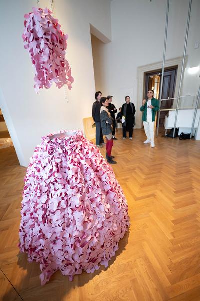 Akademie der bildenden Künste Wien (Exhibit Studio Schillerplatz): All you have is not just Flesh and Bones (14.03. - 26.05.2024) Foto: Felix Kubitza