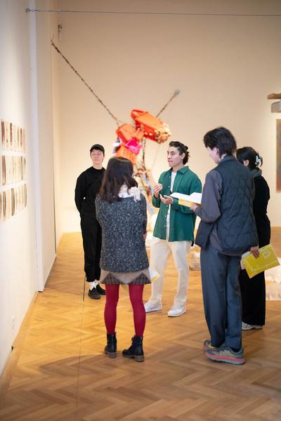 Akademie der bildenden Künste Wien (Exhibit Studio Schillerplatz): All you have is not just Flesh and Bones (14.03. - 26.05.2024) Foto: Felix Kubitza