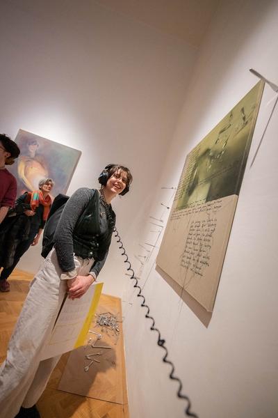 Akademie der bildenden Künste Wien (Exhibit Studio Schillerplatz): All you have is not just Flesh and Bones (14.03. - 26.05.2024) Foto: Felix Kubitza