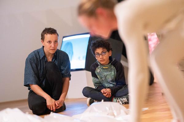 Akademie der bildenden Künste Wien (Exhibit Studio Schillerplatz): All you have is not just Flesh and Bones (14.03. - 26.05.2024) Foto: Felix Kubitza