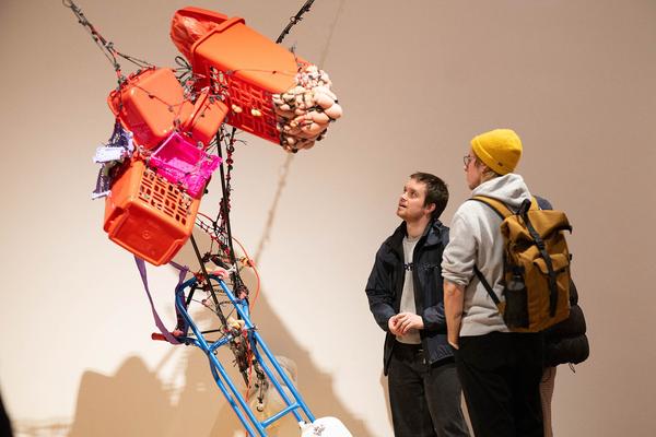 Akademie der bildenden Künste Wien (Exhibit Studio Schillerplatz): All you have is not just Flesh and Bones (14.03. - 26.05.2024) Foto: Felix Kubitza