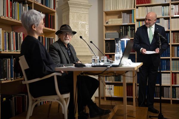 Sigmund Freud Museum: Art Spiegelman im Gespräch "Comics, Violence and Psychoanalysis" (22.2.2024) Foto: eSeL.at - Lorenz Seidler Foto: eSeL Lorenz Seidler