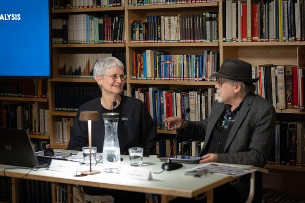 Sigmund Freud Museum: Art Spiegelman im Gespräch "Comics, Violence and Psychoanalysis" (22.2.2024) Foto: eSeL.at - Lorenz Seidler Foto: eSeL Lorenz Seidler