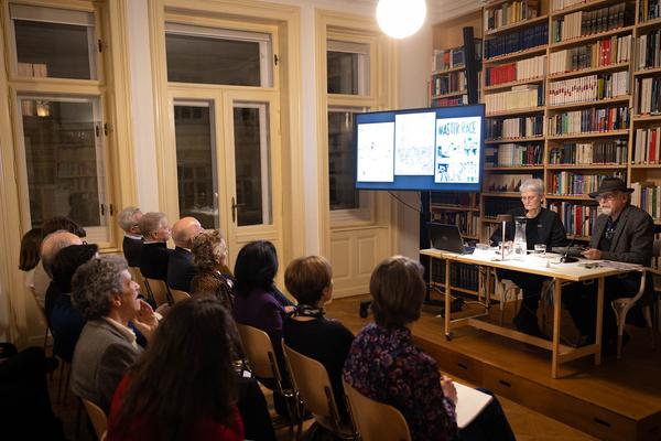 Sigmund Freud Museum: Art Spiegelman im Gespräch "Comics, Violence and Psychoanalysis" (22.2.2024) Foto: eSeL.at - Lorenz Seidler Foto: eSeL Lorenz Seidler