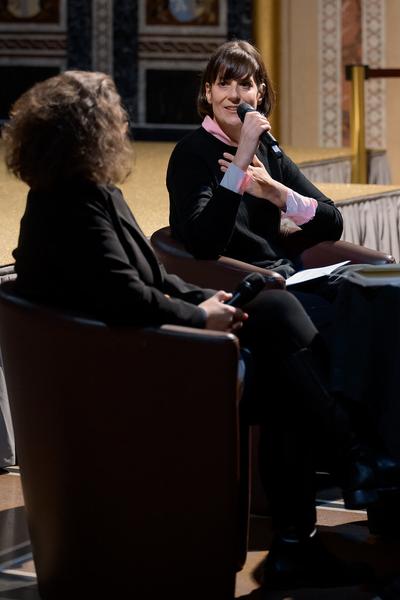 VIENNA ART WEEK Artist Talk: Raffaela Bielesch - Ablenkungsmanöver (Heeresgeschichtliches Museum, 11.11.2024) Foto: eSeL.at - Joanna Pianka