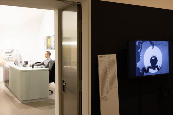 Augustin-Geschichtenwerkstatt &quot;Der Angst entgegen dichten&quot; @ Ausstellung &quot;Angst&quot; (Jüdisches Museum - Judenplatz, 6.11.2024 - 27.4.2025) Foto: eSeL.at - Lorenz Seidler