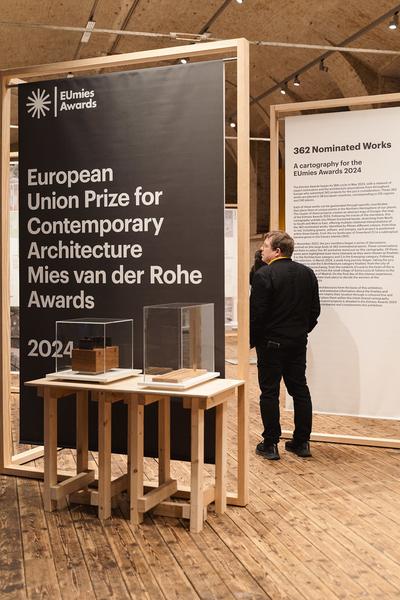 Architekturzentrum Wien: Europas beste Bauten. Mies van der Rohe Award 2024 (2.10.2024 - 20.1.2025) Foto: eSeL.at - Robert Puteanu