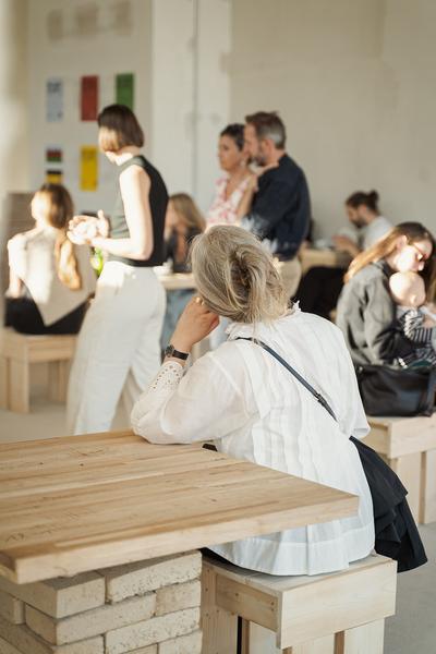 Biofabrique Kantine Talk VIENNA DESIGN WEEK 2024 (Festivalzentrale, 22.9.2024) Foto: eSeL.at/ViennaDesignWeek - Robert Puteanu