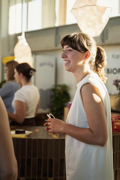 Biofabrique Kantine Talk VIENNA DESIGN WEEK 2024 (Festivalzentrale, 22.9.2024) Foto: eSeL.at/ViennaDesignWeek - Robert Puteanu