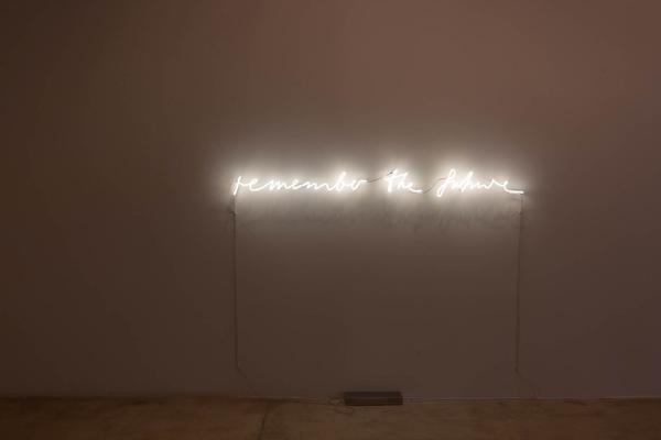 Galerie Krinzinger: Brigitte Kowanz "remember the future" (21.3. - 18.5.2024) Foto: eSeL.at - Lorenz Seidler Foto: eSeL Lorenz Seidler