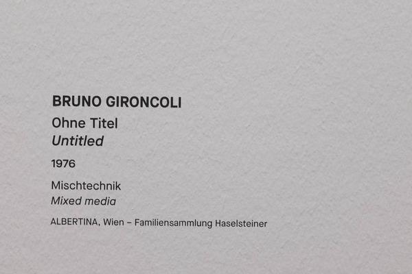 Albertina Modern: Bruno Gironcoli – Toni Schmale (2.4. - 28.7.2024) Foto: eSeL.at - Lorenz Seidler Foto: eSeL Lorenz Seidler