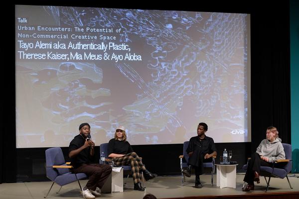 Urban Encounters: The Potential of Non-Commercial Creative Space - Tayo Alemi aka Authentically Plastic, Therese Kaiser, Mia Meus, Ayo Aloba CIVA Festival 2024 (Belvedere 21, 1.10. - 5.10.2024) Foto: eSeL.at - Joanna Pianka