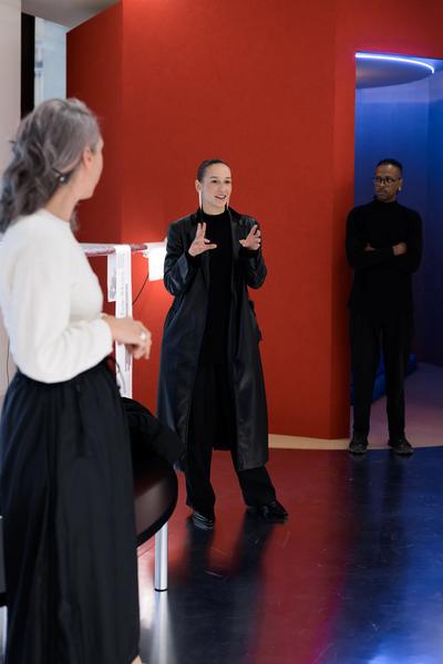 Curator's Tour: Djamila Grandits &amp; Eva Fischer CIVA Festival 2024 (Belvedere 21, 1.10. - 5.10.2024) Foto: eSeL.at - Joanna Pianka