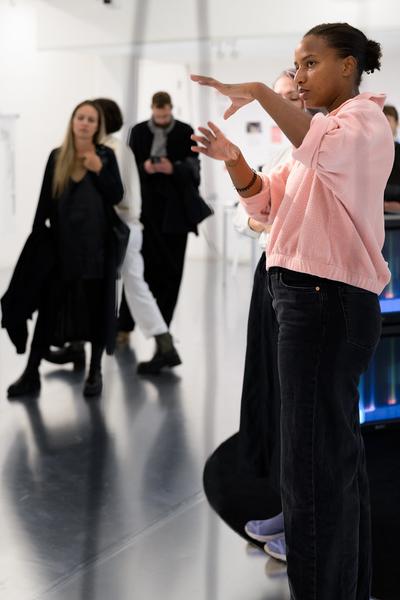 Curator's Tour: Djamila Grandits &amp; Eva Fischer CIVA Festival 2024 (Belvedere 21, 1.10. - 5.10.2024) Foto: eSeL.at - Joanna Pianka