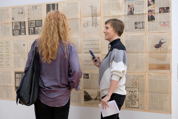 Das Cathrin Pichler Archiv - Von RPU-Artaud-001 bis DAV-Plakate-029 (Akademie der bildenden Künste Wien - Exhibit Galerie, 07.11.2024-02.02.2025) Foto: eSeL.at - Joanna Pianka