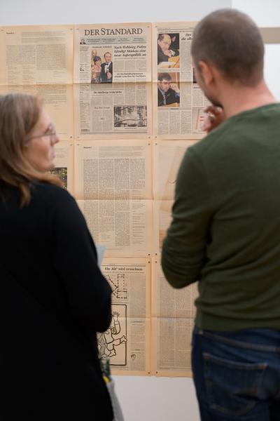 Das Cathrin Pichler Archiv - Von RPU-Artaud-001 bis DAV-Plakate-029 (Akademie der bildenden Künste Wien - Exhibit Galerie, 07.11.2024-02.02.2025) Foto: eSeL.at - Joanna Pianka