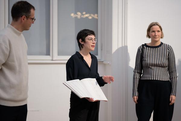 Akademie der bildenden Künste Wien: Das Cathrin Pichler Archiv - Buchpräsentation (Exhibit Galerie, 07.11.2024) Foto: eSeL.at - Joanna Pianka
