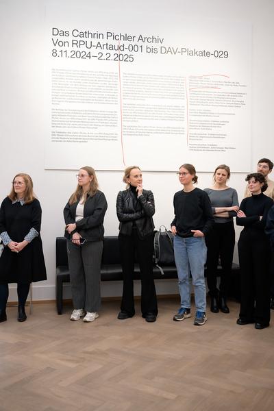 Akademie der bildenden Künste Wien: Das Cathrin Pichler Archiv - Buchpräsentation (Exhibit Galerie, 07.11.2024) Foto: eSeL.at - Joanna Pianka