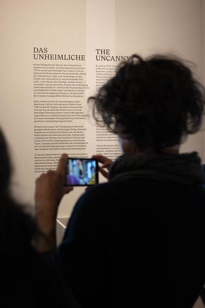 Sigmund Freud Museum: Das Unheimliche. Sigmund Freud und die Kunst (25.4. - 4.11.2024) Foto: eSeL.at - Lorenz Seidler Foto: eSeL Lorenz Seidler
