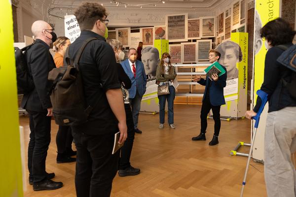 Disability History Project. Führung  (Haus der Geschichte Österreich, 8.10.2024) Foto: eSeL.at - Lorenz Seidler