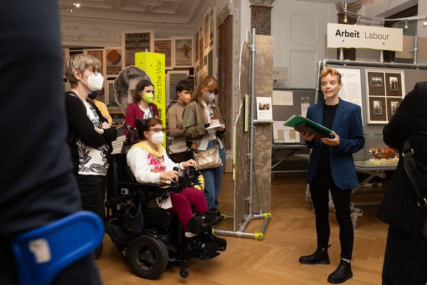 Disability History Project. Führung  (Haus der Geschichte Österreich, 8.10.2024) Foto: eSeL.at - Lorenz Seidler