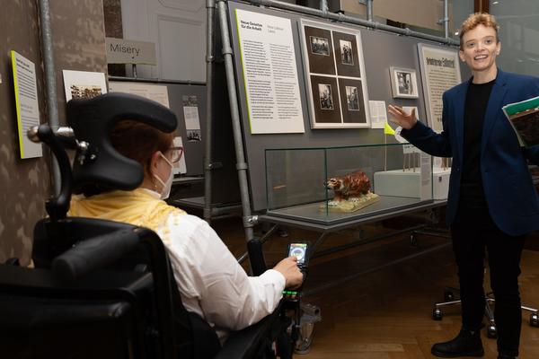 Disability History Project. Führung  (Haus der Geschichte Österreich, 8.10.2024) Foto: eSeL.at - Lorenz Seidler