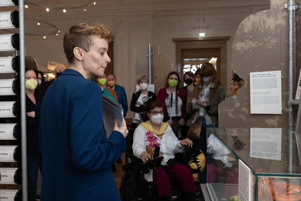 Disability History Project. Führung  (Haus der Geschichte Österreich, 8.10.2024) Foto: eSeL.at - Lorenz Seidler
