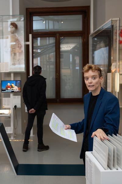 Disability History Project. Führung  (Haus der Geschichte Österreich, 8.10.2024) Foto: eSeL.at - Lorenz Seidler