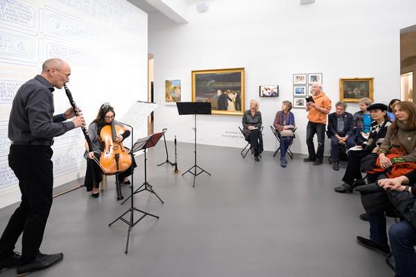DOMerstagabend: Time With Friends. Ein musikalischer Ausstellungsrundgang (Dom Museum Wien, 14.11.2024) Foto: eSeL.at - Joanna Pianka