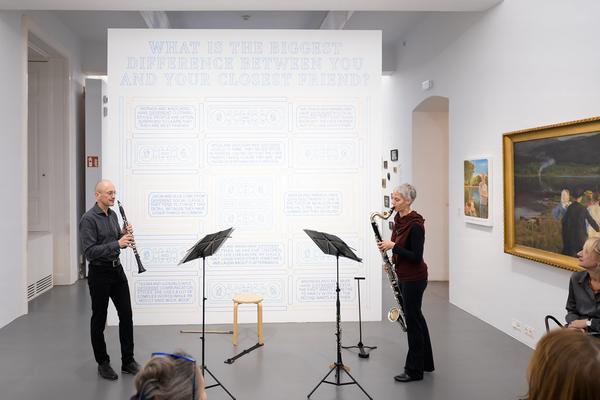 DOMerstagabend: Time With Friends. Ein musikalischer Ausstellungsrundgang (Dom Museum Wien, 14.11.2024) Foto: eSeL.at - Joanna Pianka