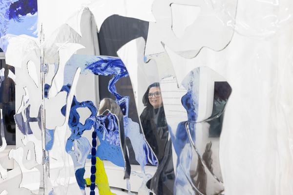 Donna Huanca "Skin Painteens" (Vienna Art Week @ Nitsch Foundation, 11.11.2024) Foto: eSeL.at - Lorenz Seidler