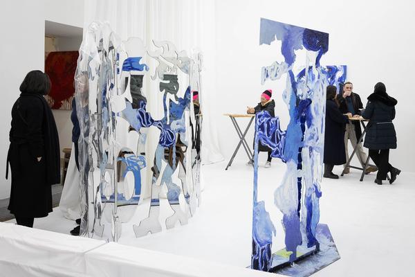 Donna Huanca "Skin Painteens" (Vienna Art Week @ Nitsch Foundation, 11.11.2024) Foto: eSeL.at - Lorenz Seidler