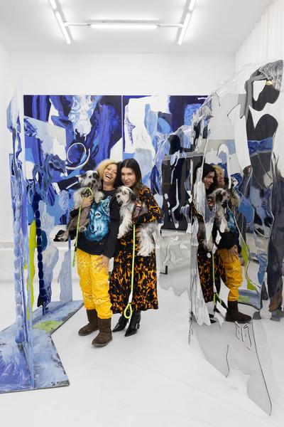 Donna Huanca "Skin Painteens" (Vienna Art Week @ Nitsch Foundation, 11.11.2024) Foto: eSeL.at - Lorenz Seidler