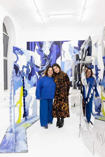 Donna Huanca "Skin Painteens" (Vienna Art Week @ Nitsch Foundation, 11.11.2024) Foto: eSeL.at - Lorenz Seidler