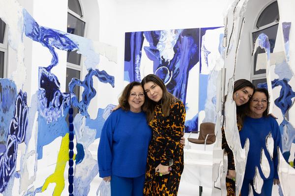 Donna Huanca "Skin Painteens" (Vienna Art Week @ Nitsch Foundation, 11.11.2024) Foto: eSeL.at - Lorenz Seidler