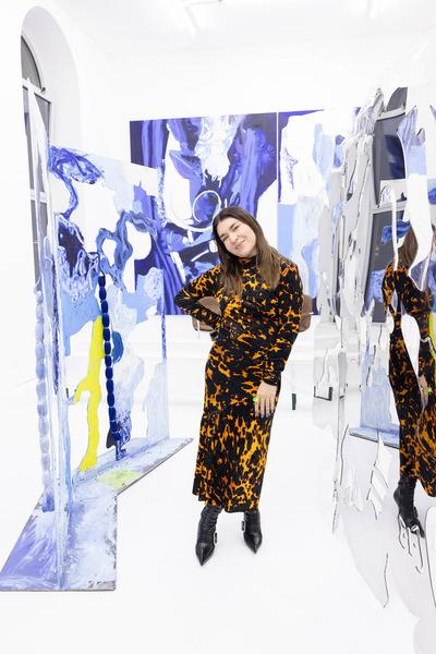 Donna Huanca "Skin Painteens" (Vienna Art Week @ Nitsch Foundation, 11.11.2024) Foto: eSeL.at - Lorenz Seidler