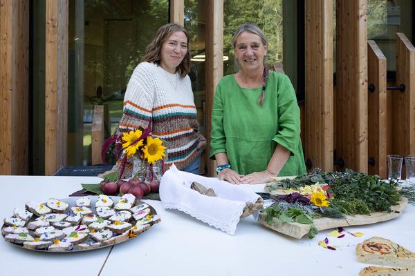 Präsentation: Außenraumskulpturen am KinderKunstLabor von Andrea Maurer &amp; Irene und Christine Hohenbüchler (20.9.2024) Foto: eSeL.at - Lorenz Seidler