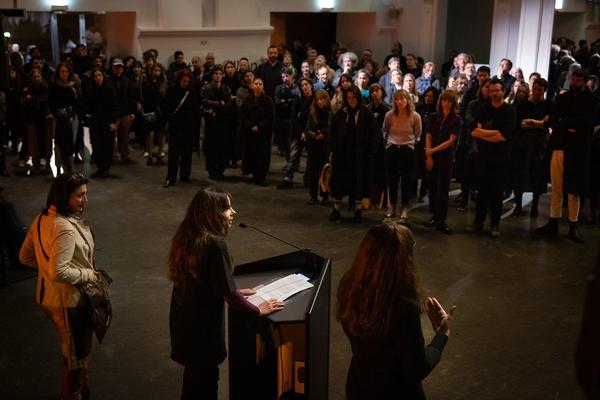 Eröffnung Diego Marcon &quot;La Gola&quot; (Kunsthalle Wien, 3.10.2024) Foto: eSeL.at - Lorenz Seidler