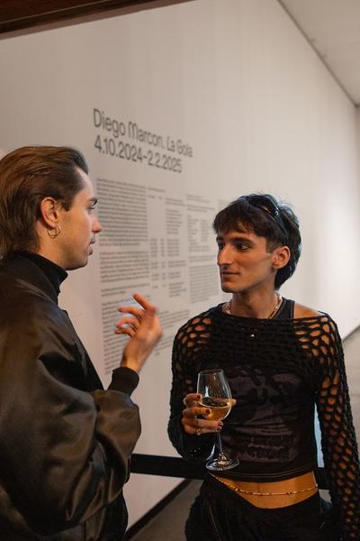 Eröffnung Diego Marcon &quot;La Gola&quot; (Kunsthalle Wien, 3.10.2024) Foto: eSeL.at - Lorenz Seidler