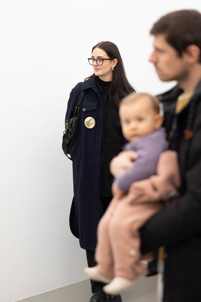 VIENNA ART WEEK Gallery Tour: Louisa Gagliardi "Whereabouts" (Galerie Eva Presenhuber, 9.11.2024) Foto: eSeL.at - Lorenz Seidler