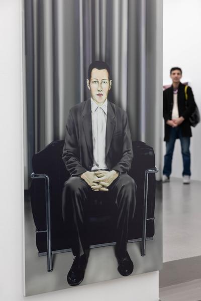 VIENNA ART WEEK Gallery Tour: Louisa Gagliardi "Whereabouts" (Galerie Eva Presenhuber, 9.11.2024) Foto: eSeL.at - Lorenz Seidler