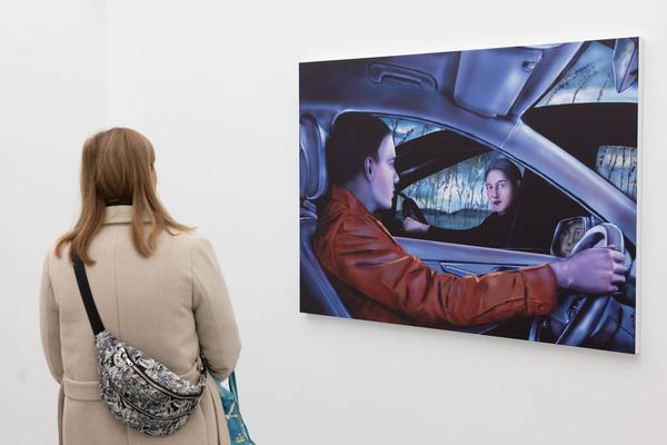 VIENNA ART WEEK Gallery Tour: Louisa Gagliardi "Whereabouts" (Galerie Eva Presenhuber, 9.11.2024) Foto: eSeL.at - Lorenz Seidler