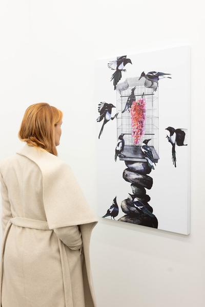 VIENNA ART WEEK Gallery Tour: Louisa Gagliardi "Whereabouts" (Galerie Eva Presenhuber, 9.11.2024) Foto: eSeL.at - Lorenz Seidler